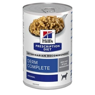 Hill's PRESCRIPTION DIET Derm Complete blikvoeding voor honden NL